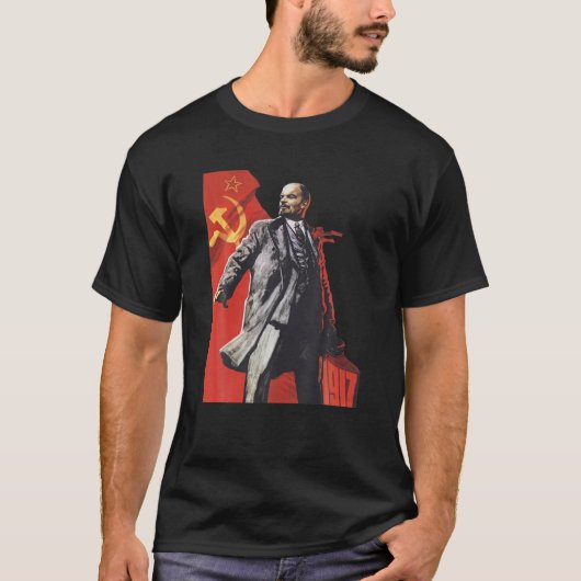 T-shirt Lénine Forever Union soviétique URSS Russie Retro (Devant)