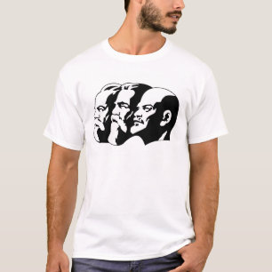 T-shirt Lénine, Marx, Engels, Union soviétique, Communisme