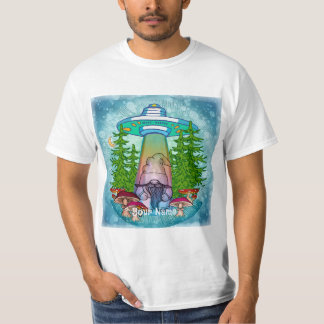 T-shirt L'enlèvement de gnome par des extraterrestres 