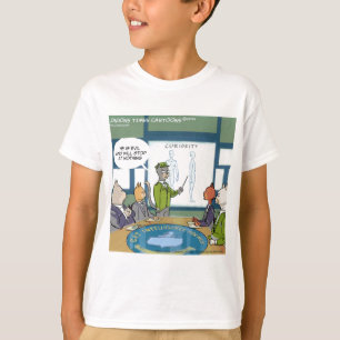 T-shirt L'ennemi naturel des chats, c'est drôle