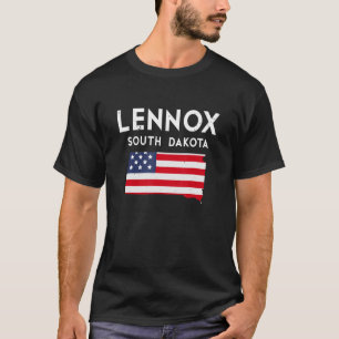 T-shirt Lennox South Dakota USA State America Travel South