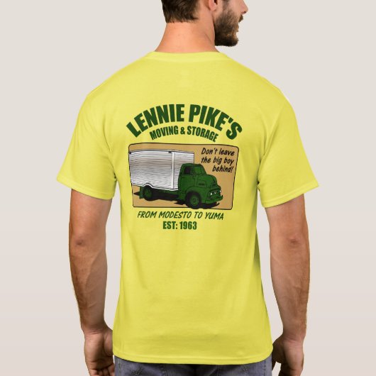 T-shirt Lenny Pike's Moving & Storage (Dos)