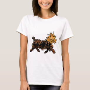 T-shirt L'ensorceleur vintage d'Oz, Toto le chien chiot mi