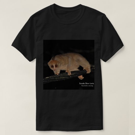 T-shirt lent de Sunda Loris (Design devant)