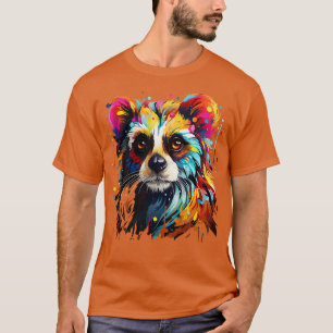 T-shirt Lent Loris arc-en-ciel