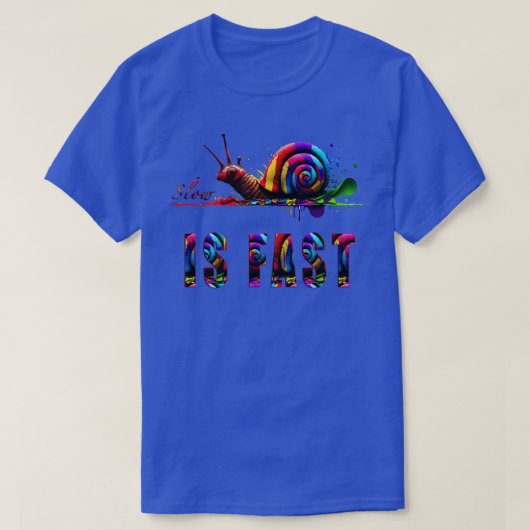 T-shirt Lente est rapide (Design devant)