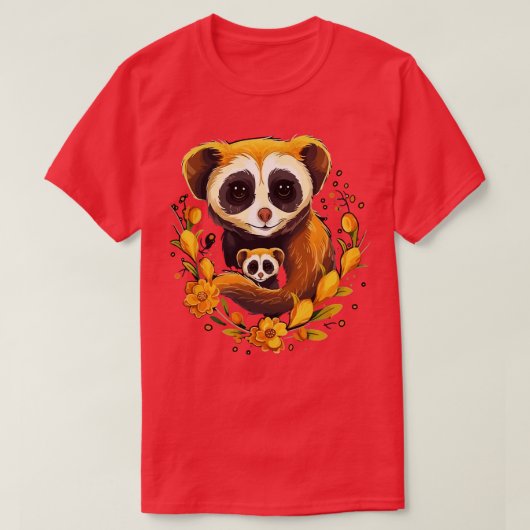 T-shirt Lente Loris Fête des mères (Design devant)