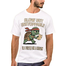 Lente mais imparable - Tortue drôle en mission