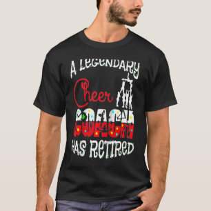 T-shirt L'entraîneur de cheer légendaire a pris sa retrait