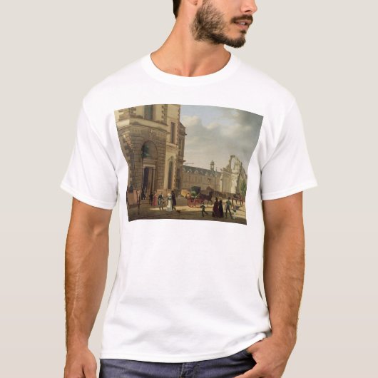 T-shirt L'entrée à Musee de Louvre et St (Devant)