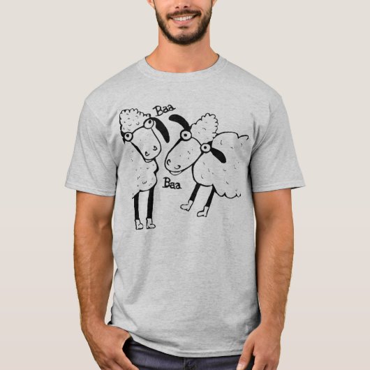 T-shirt L'entretien est mouton (Devant)