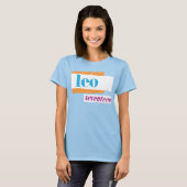 T-shirt Leo Aqua (Devant entier)