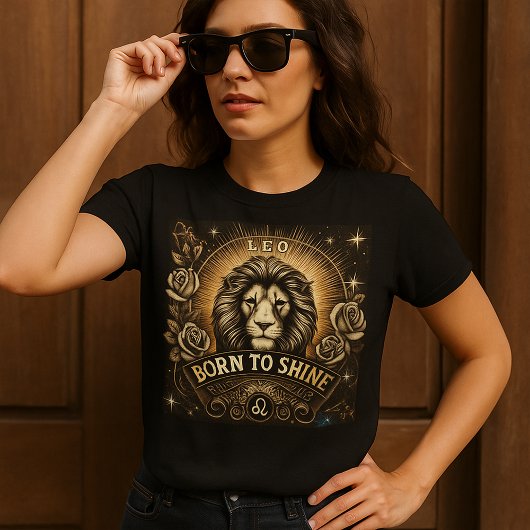 T-shirt Leo "Born to Shine"