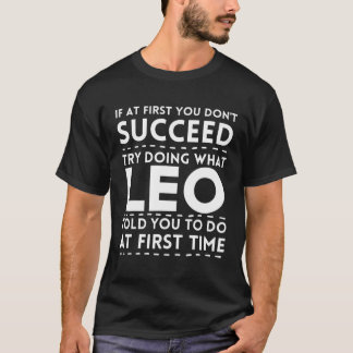 T-shirt LEO Funny Nom Personnalisé Faire Ce Que Leo A Dit 