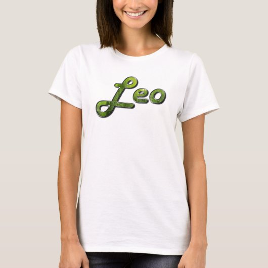 T-shirt Leo in Peridot Gemstone (Devant)