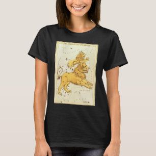 T-shirt Léo le Lion Constellation Vintage Miroir d'Urania