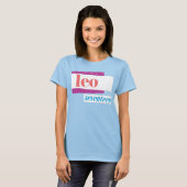 T-shirt Leo Pink (Devant entier)