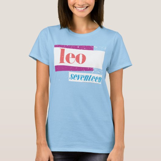 T-shirt Leo Pink (Devant)