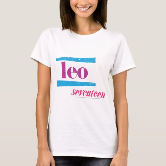 T-shirt Leo Purple (Devant)