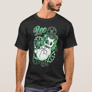T-shirt Leo Steampunk Inspiré Lion Lien De Steampunk Lion