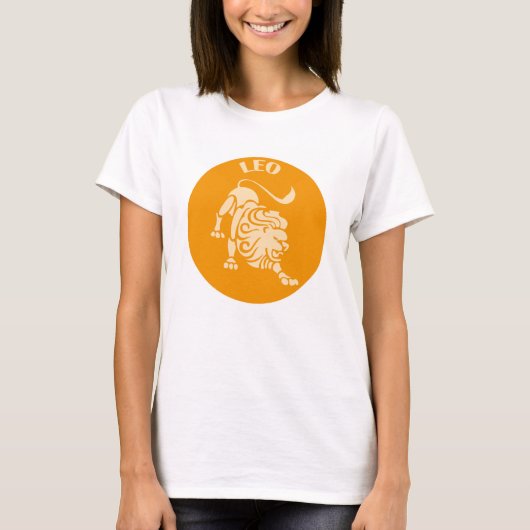 T-shirt Leo, Zodiac Sign, Horoscope, Astrology (Devant)