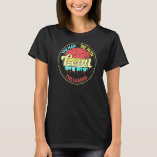T-shirt Leon L'Homme Le Mythe La Légende Hommes Personnali