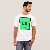 T-shirt Leon Nom Élément Chimique Tableau Périodique (Devant entier)