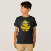 T-shirt Léonade Soleil Jouant Dans Un Sip Baby Citron Tee (Devant entier)