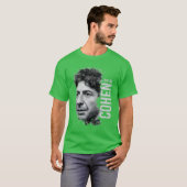 T-shirt Léonard Cohen (Devant entier)