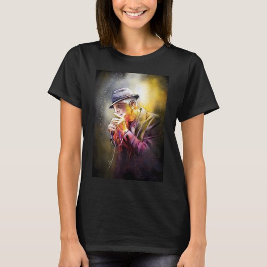 T-shirt Leonard Cohen 02 (Devant)