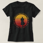 T-shirt Leonard Cohen Il y a une fissure dans tout (Design devant)