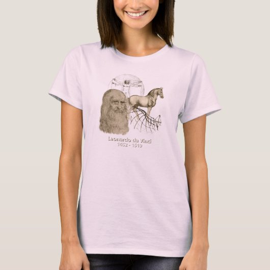 T-shirt Léonard de Vinci (Devant)