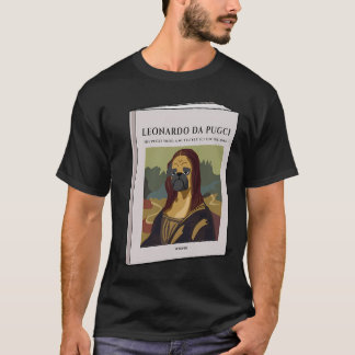 T-shirt Leonardo da Pugci : Le Sourire Pugci - Un Muttster