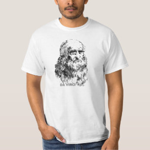 T-shirt Leonardo da Vinci, Autoportrait 2