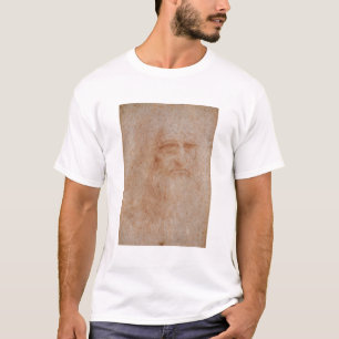 T-shirt Leonardo Da Vinci, Autoportrait Présumé