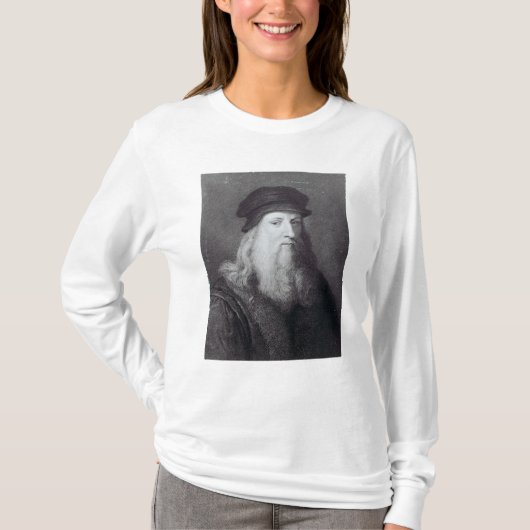 T-shirt Leonardo da Vinci, gravé par Raphael (Devant)