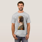 T-shirt Leonardo da Vinci Portrait La Bella Principessa (Devant entier)