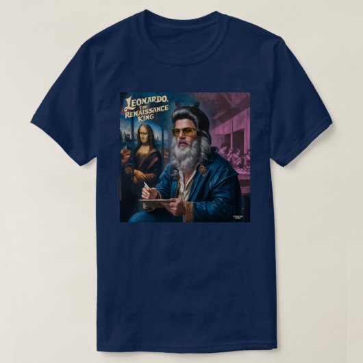 T-shirt Leonardo, le roi de la Renaissance (Design devant)