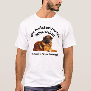 T-shirt Leonberger avec son propre personnel
