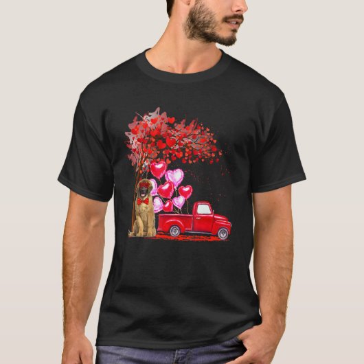 T-shirt Leonberger Lunettes de soleil Coeurs Arbre ramassa (Devant)