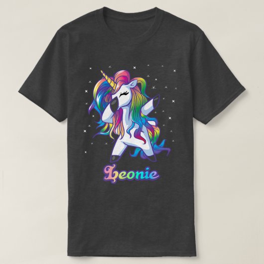T-shirt LEONIE Unicorn Cadeaux Pour Filles Cadeaux D'Anniv (Design devant)