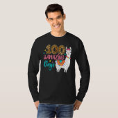 T-shirt Leopard 100 Llamazing Days Llama Teacher 100th Day (Devant entier)