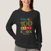 T-shirt Leopard 100th Day Of School Para Life 100 Days Sma (Devant)