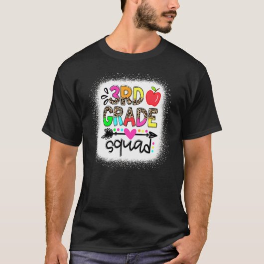 T-shirt Leopard 3e année Enseignant de l'escadron Premier (Devant)