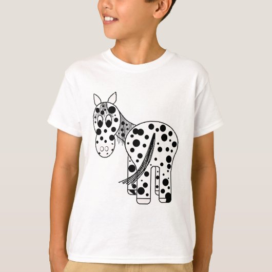 T-shirt Leopard Appaloosa (Devant)