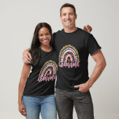 T-shirt Leopard Arc-en-ciel grand-mère maman nounou maman  (Unisexe)