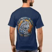 T-shirt Léopard aux tons chauds et froids (Dos)