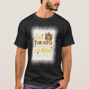 T-shirt Leopard Bleached One Thankful Dialysis Infirmière