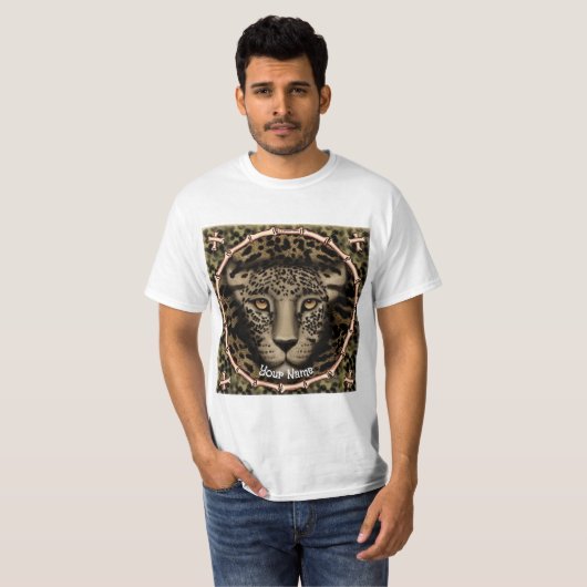 T-shirt Leopard Bones  (Devant entier)
