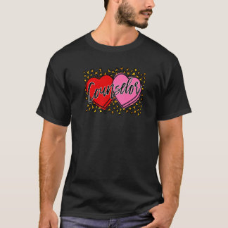T-shirt Leopard Candy Coeur Conseiller Drôle Conseiller Va